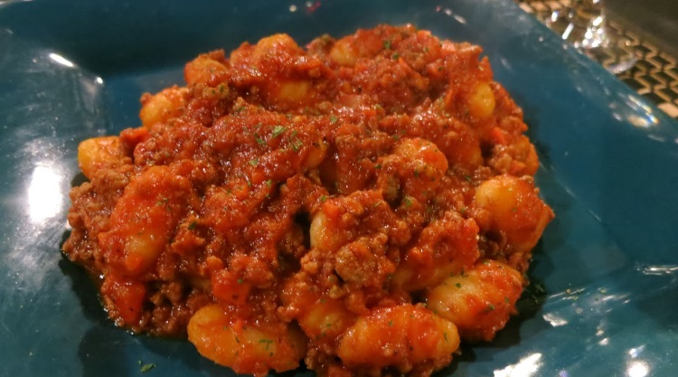 sole mio bolognese gnocchi