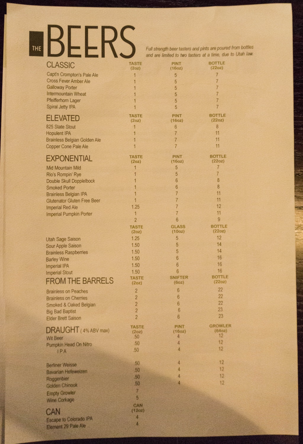 annex by epic beer list