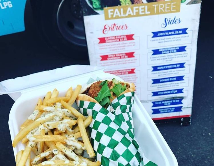 Falafel Tree - falafel and fries. Credit Amanda Rock