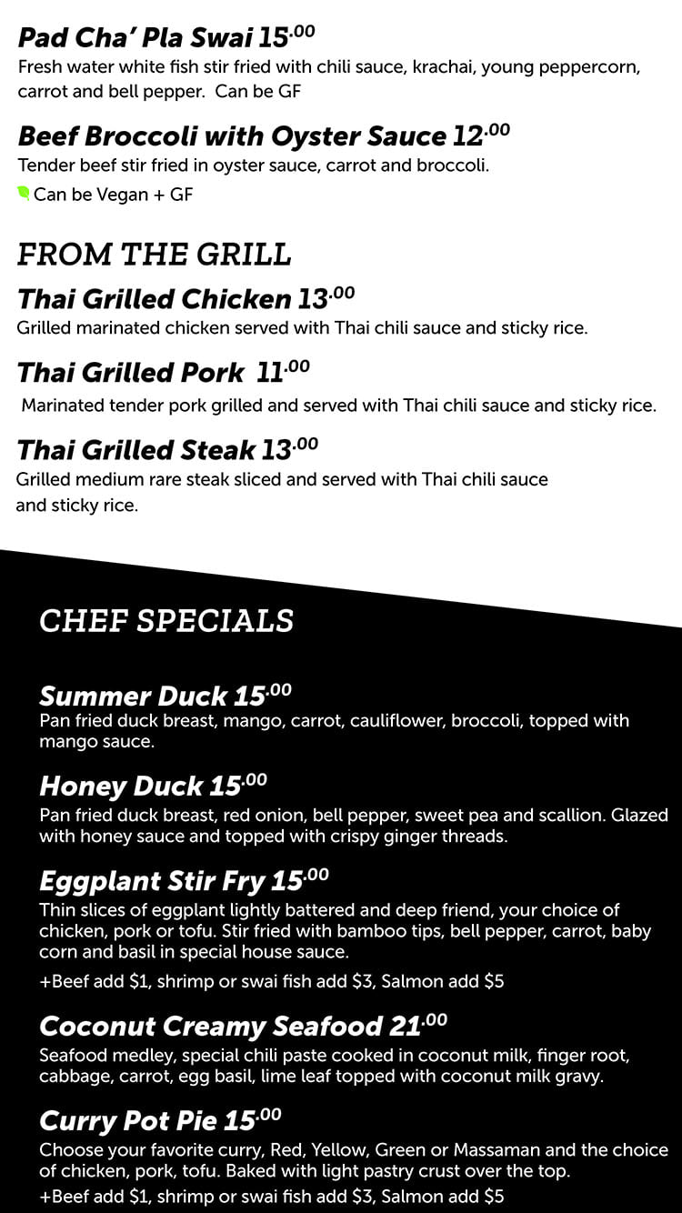 Chabaar menu - soups, salads