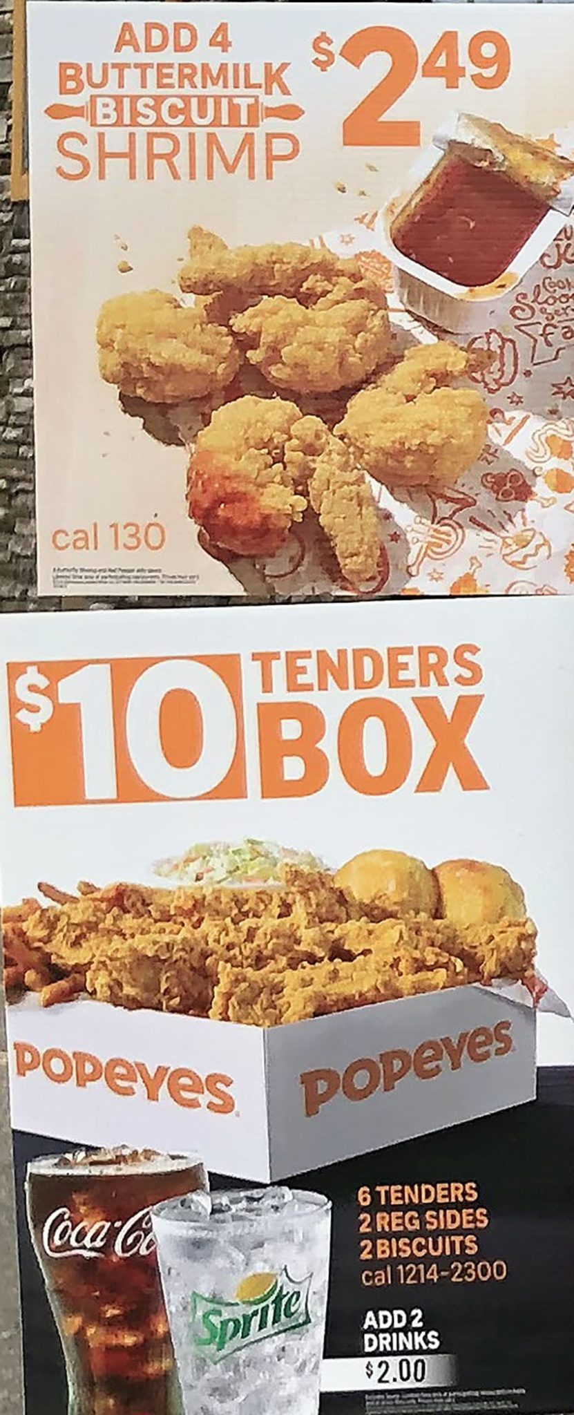 Popeye’s menu with prices – SLC menu