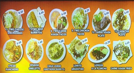 Gual Bertos menu - combo plates 2