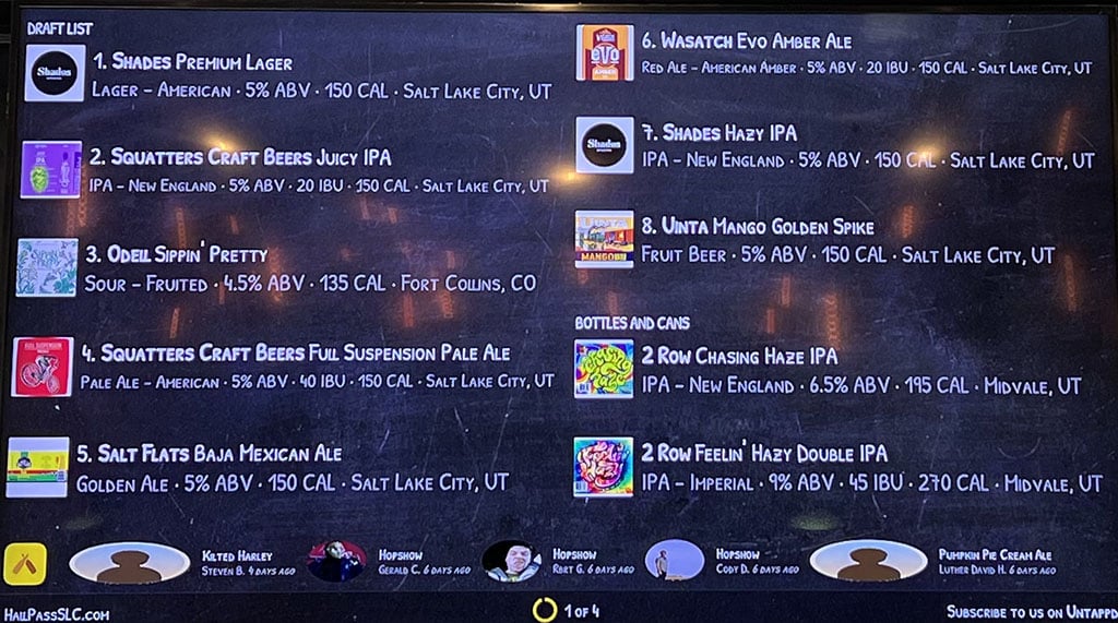 Beer Zombies Graffiti at Hallpass - Sep 2022 drafts