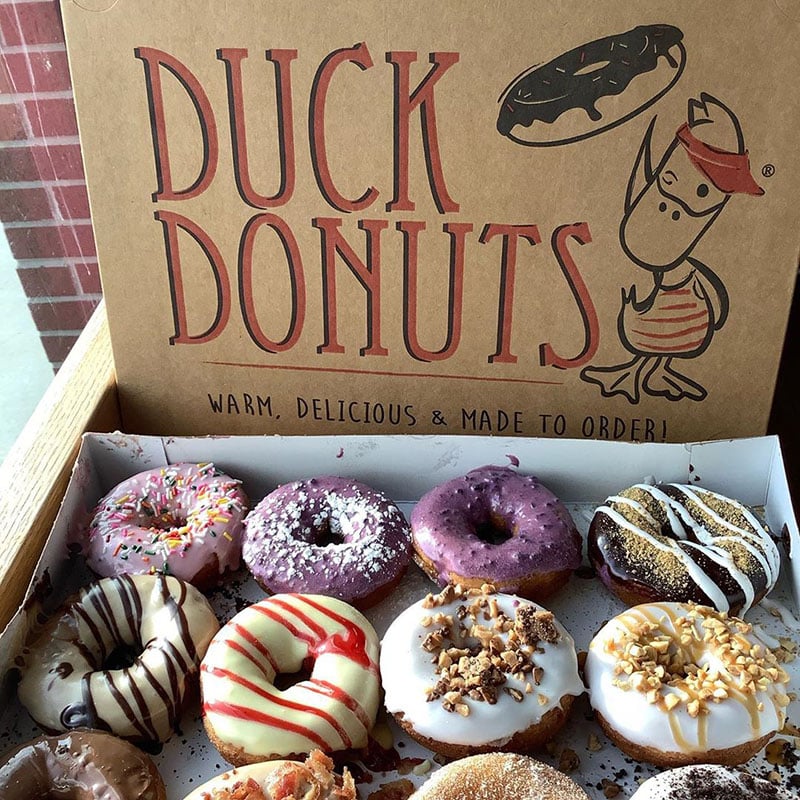 Duck Donuts - box of donuts