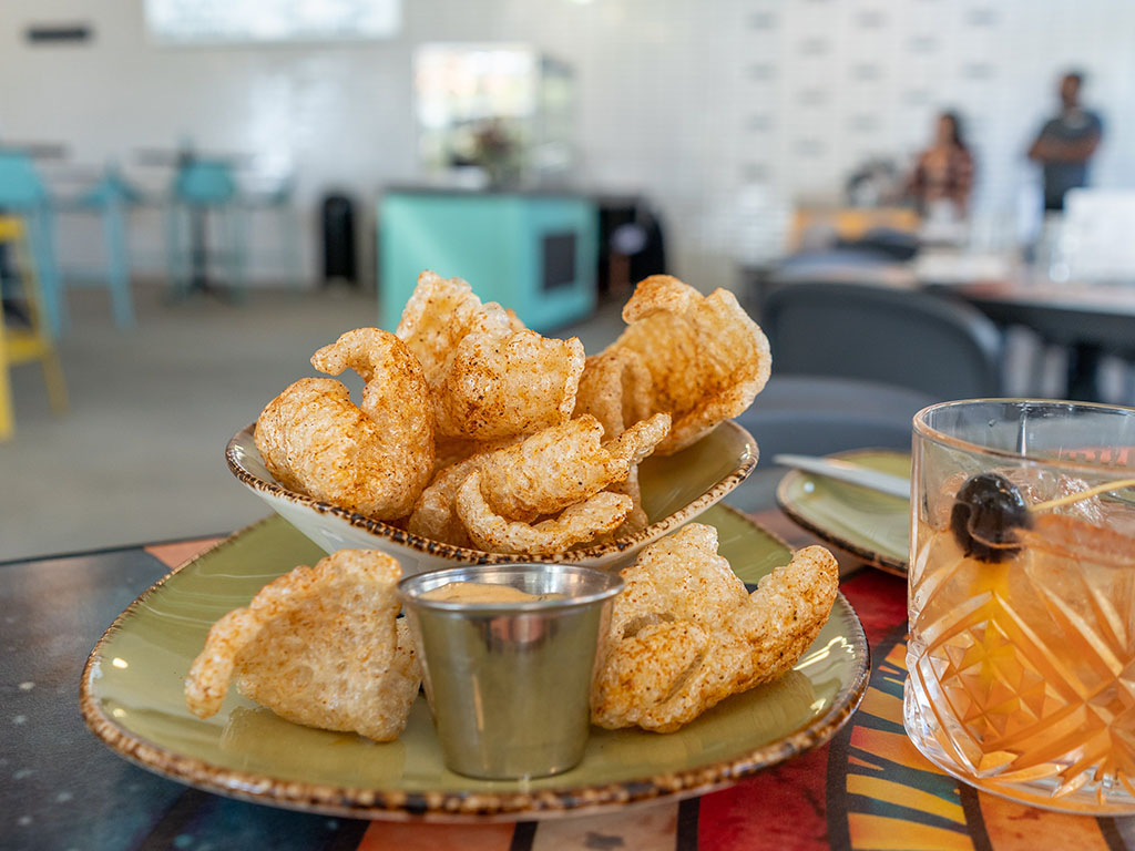 Punch Bowl Social - pork cracklings