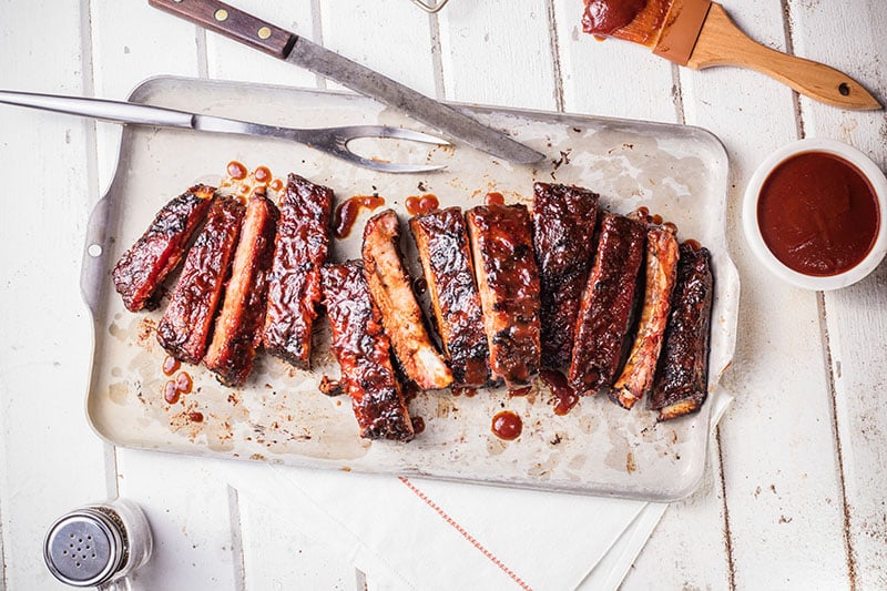 Real Famous BBQ menu - ribs