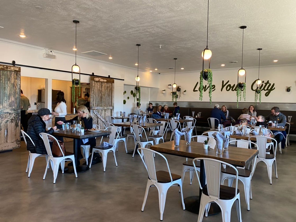 Root'd Cafe interior (Salt Plate City)
