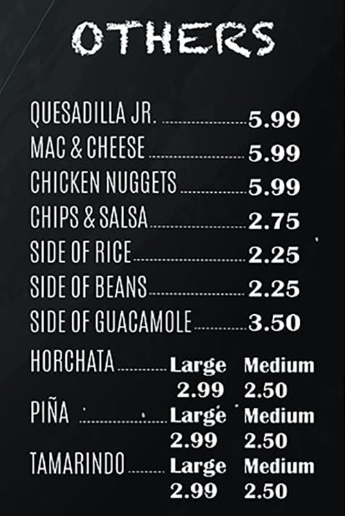 El Paisa Grill menu - others