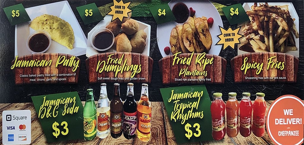 Jamaica's Kitchen menu - two