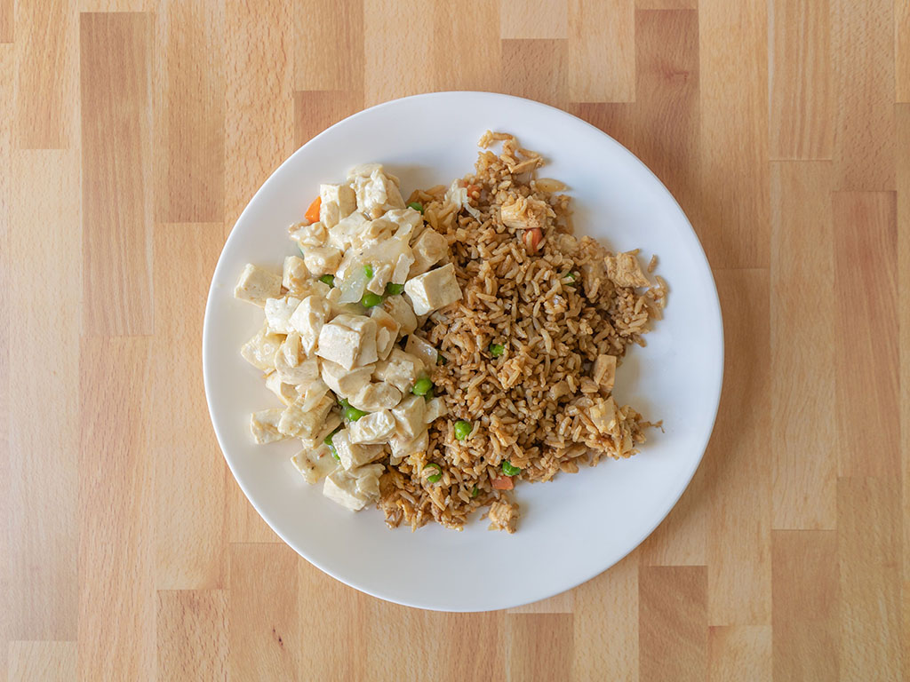 Cafe Anh Hong - fried rice and tofu