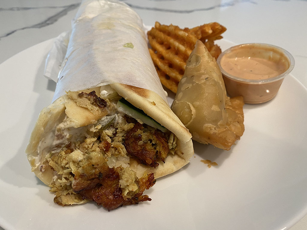 Kabob Bros - wrap, samosa, waffle fry