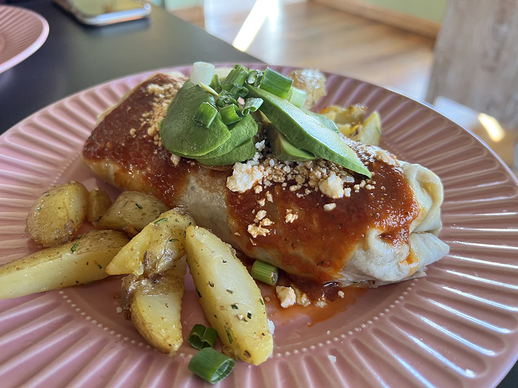 Trolley Cottage Cafe - breakfast burrito