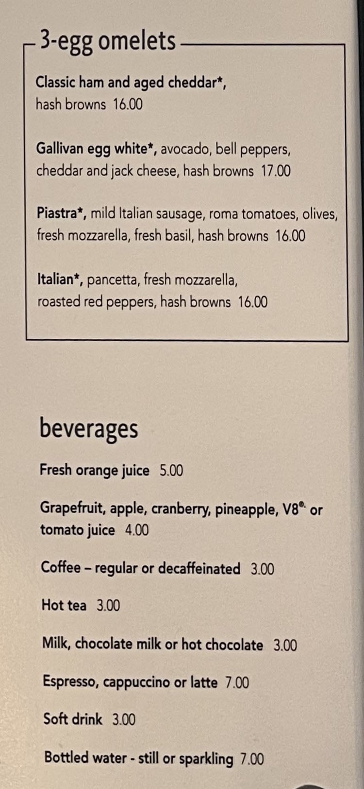 Marriott Salt Lake City Center - La Bella Piastra menu breakfast continued