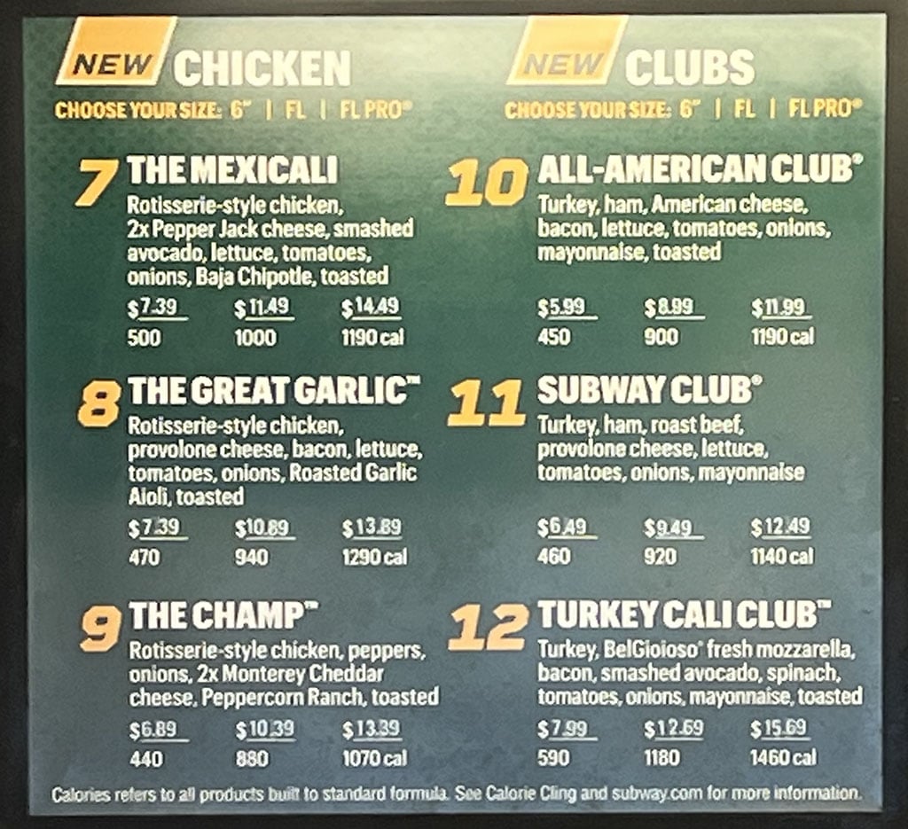 Subway Menu Prices Image by chinnu144 on DeviantArt