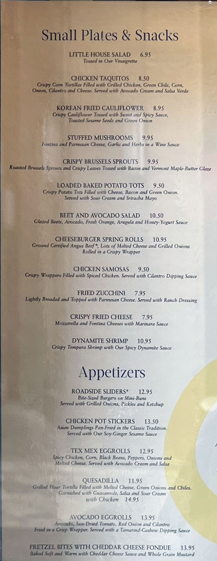 The Cheesecake Factory Menu SLC Menu