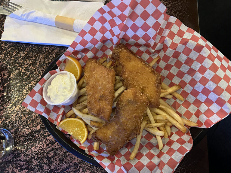 Boomerang’s Down Under Bar menu