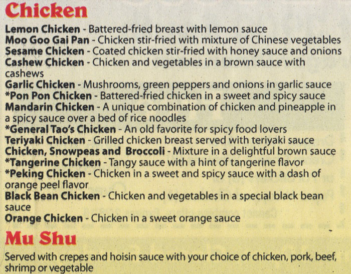 Dragon Diner Menu SLC Menu