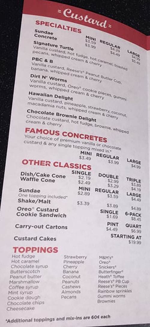 FREDDY'S FROZEN CUSTARD & STEAKBURGERS, Champaign - Menu, Prices &  Restaurant Reviews - Tripadvisor